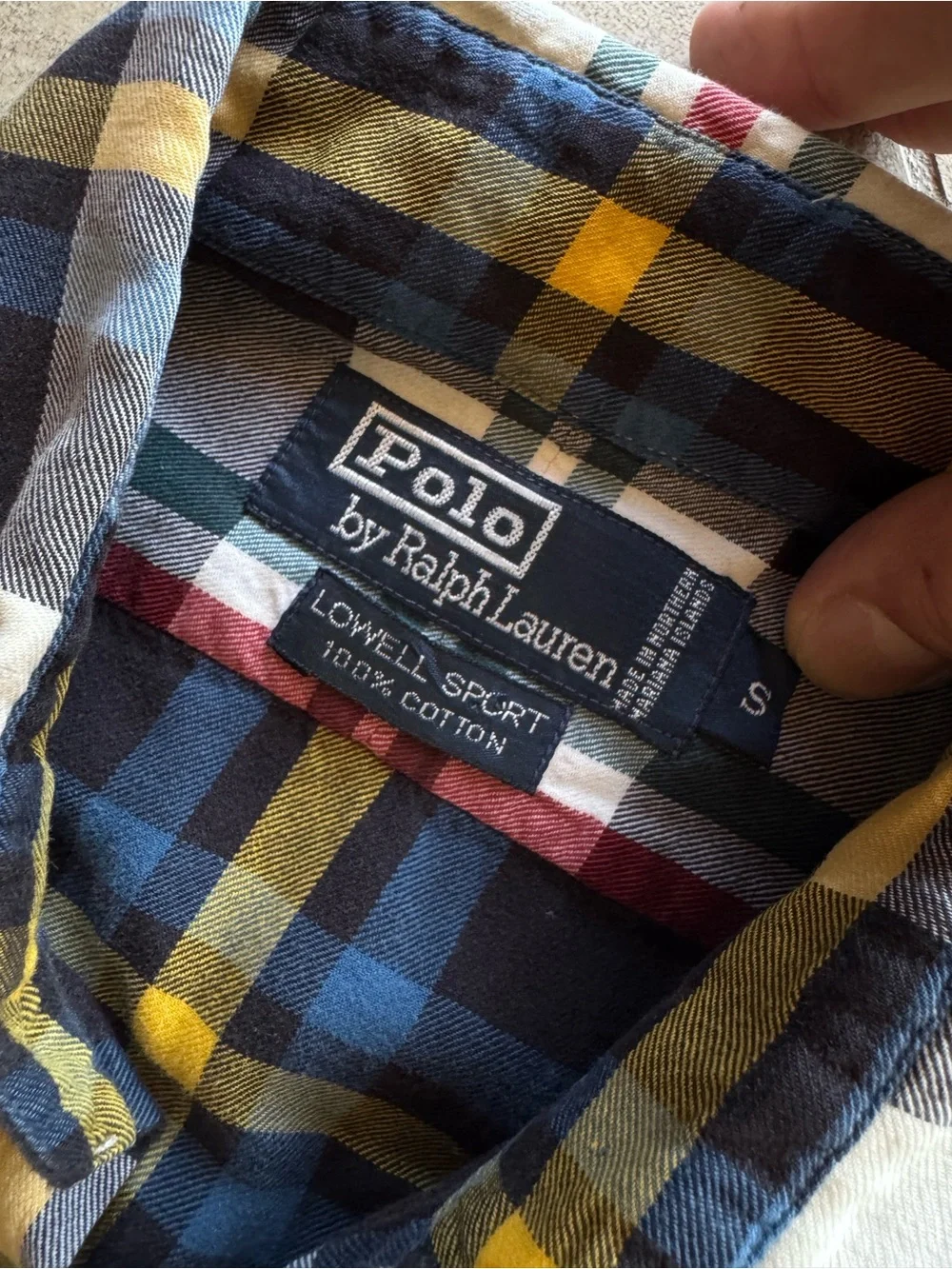 Polo by Ralph Lauren Multicolor Plaid Button-Down Shirt with Red Pony
